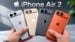 Close up of the rumored dual camera layout on the back of the iPhone Air 2