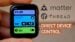 The custom Matter smart home display showing lighting controls.