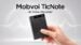 Mobvoi TicNote AI Voice Recorder next to a smartphone