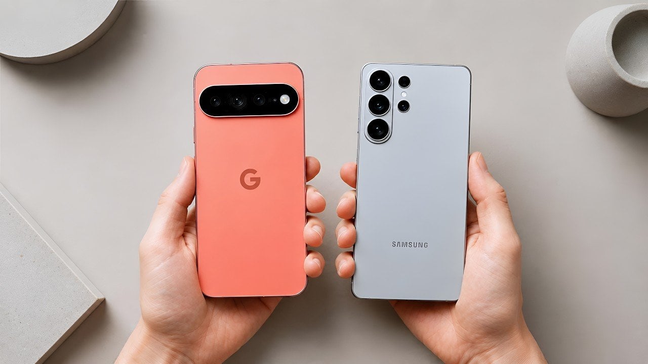 Side by side comparison of the Pixel 11 Pro XL and Galaxy S26 Ultra.