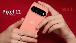 Leaked render of the alleged Google Pixel 11 Pro smartphone.