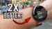 Google Pixel Watch 5 displaying a post-workout GPS map.