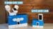 A side-by-side size comparison of Ring outdoor security cameras.