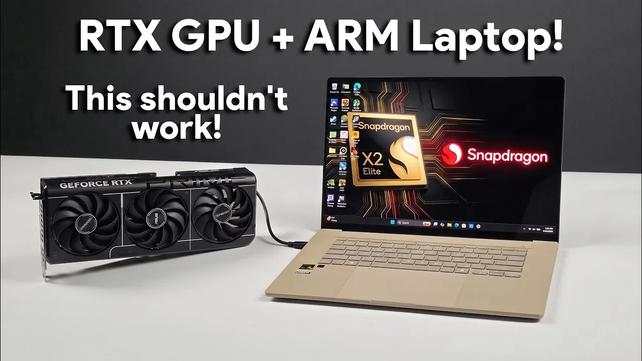 Cyberpunk 2077 benchmarking results on a Snapdragon X2 Elite laptop.