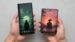 Concept render of a wider Samsung Galaxy foldable phone displaying a video