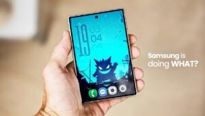 A conceptual rendering of the potential Samsung Galaxy Z Fold 9 design.
