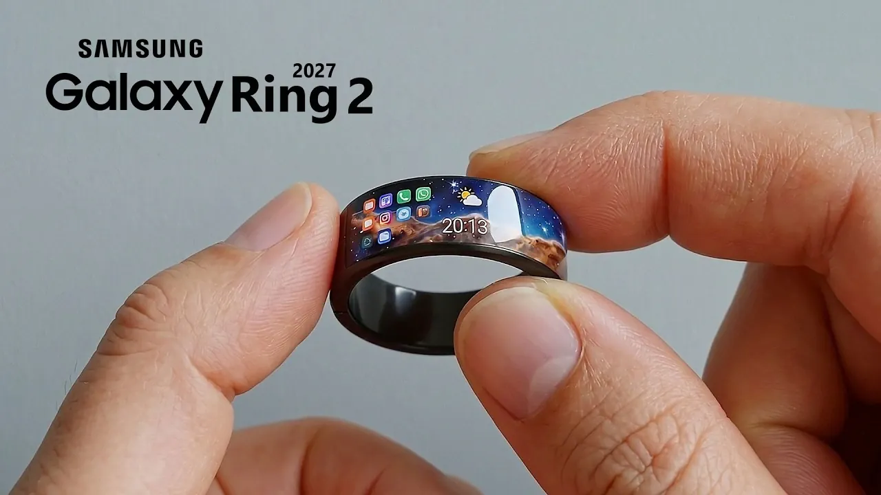 The original Samsung Galaxy Ring resting on a flat surface