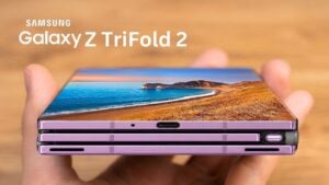 Conceptual render of the rumored Samsung Galaxy Z Tri-Fold 2.