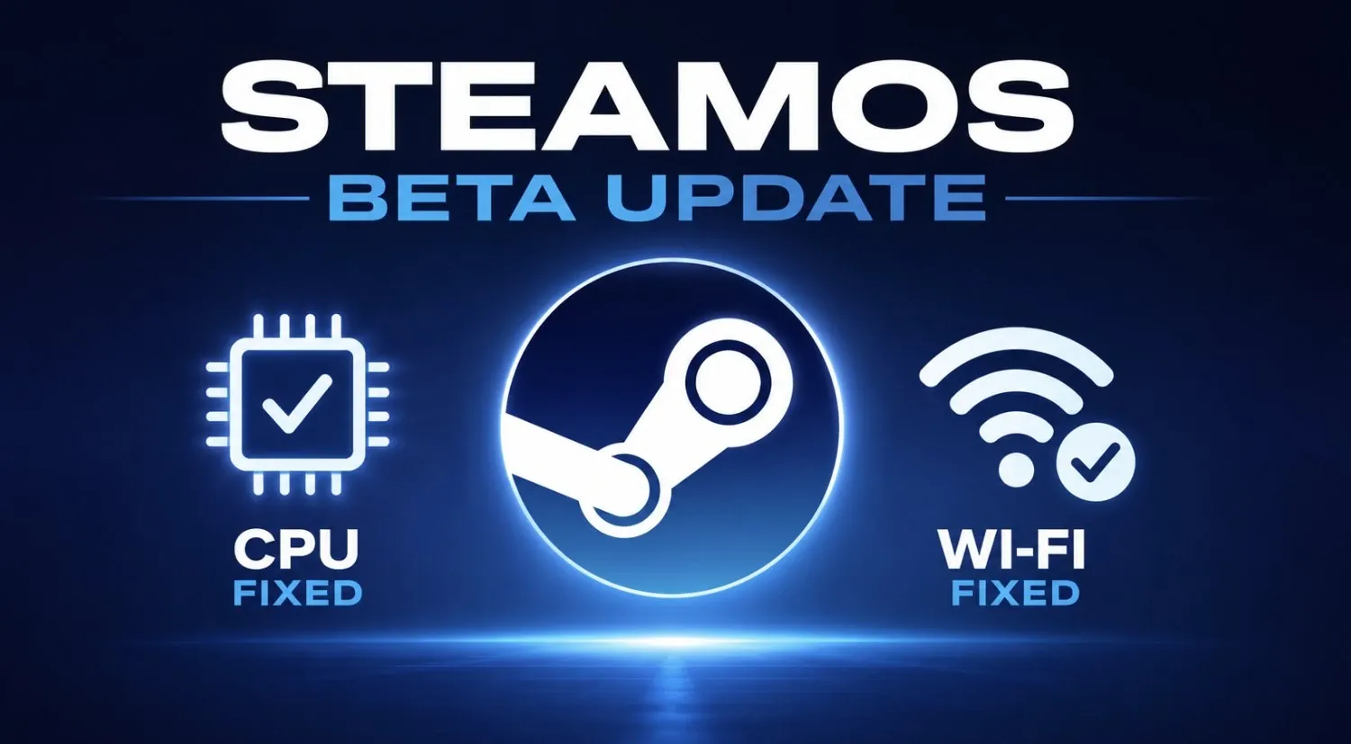A Valve Steam Machine console connected to a television monitor.