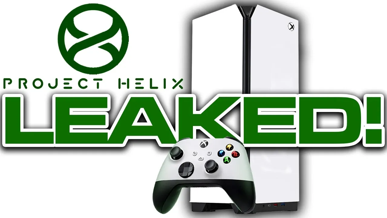 A gamer holding a futuristic next-generation Xbox controller.