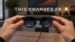 Front view of the XREAL Aura AR glasses showing the central camera