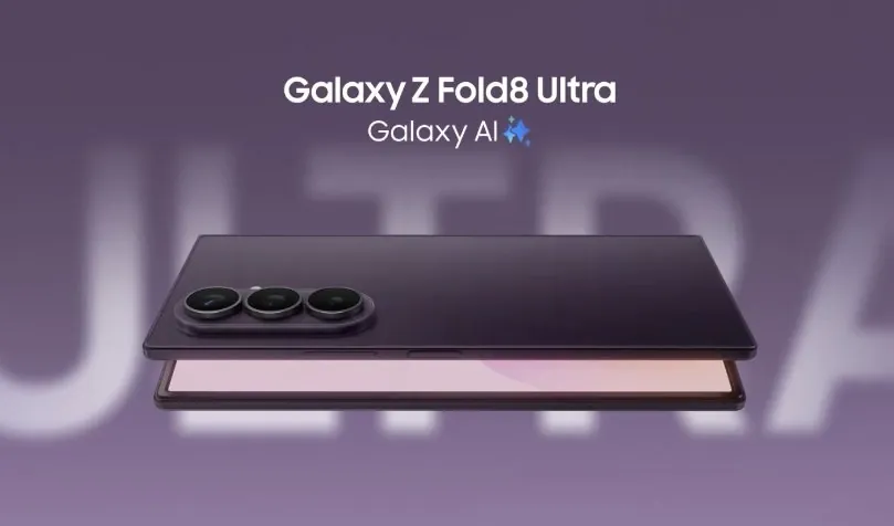 Two apps running side-by-side on the Z Fold 8 Ultra large display.