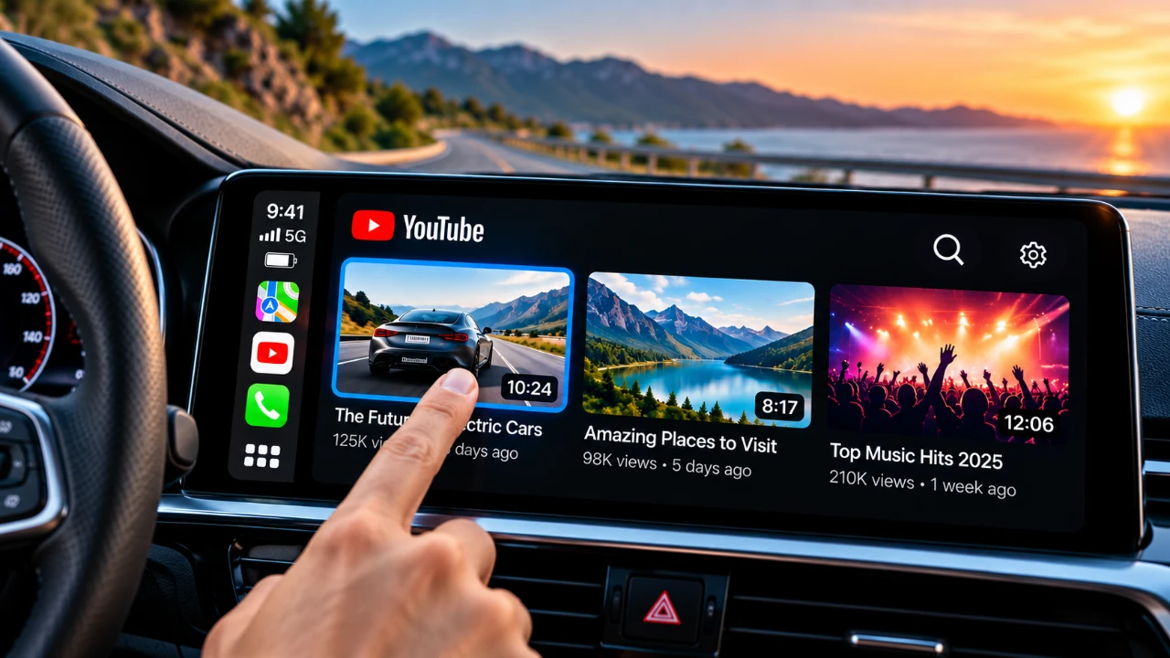 YouTube on Apple CarPlay