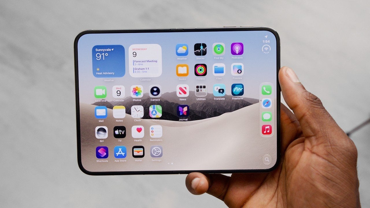 Apple iPhone Duo device shown from the front.