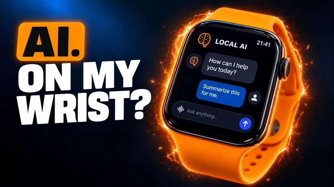 A close-up view of the Falcon H1 model interface running on watchOS.