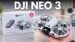 Leaked retail box packaging for the rumored DJI Neo 3 drone