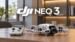 The front profile of the DJI Neo 3 drone.