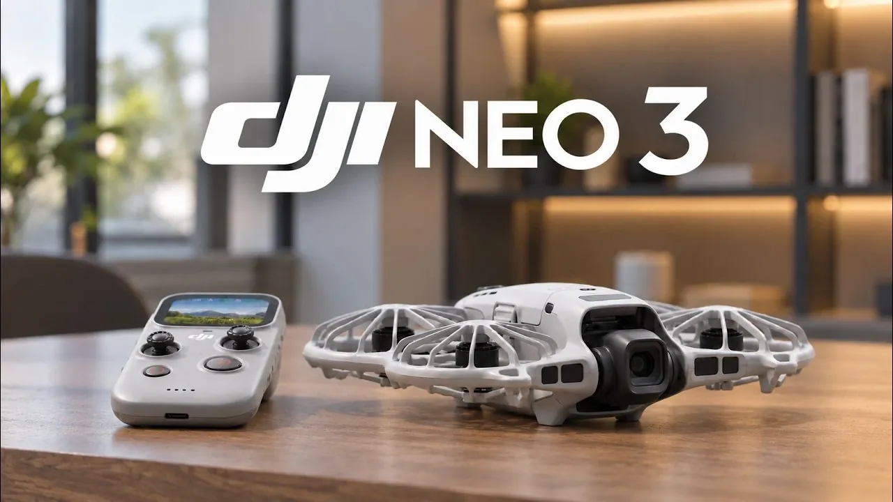 Leaked retail packaging for the DJI Neo 3.