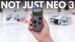 Leaked image of the compact DJI RC Mini drone controller.