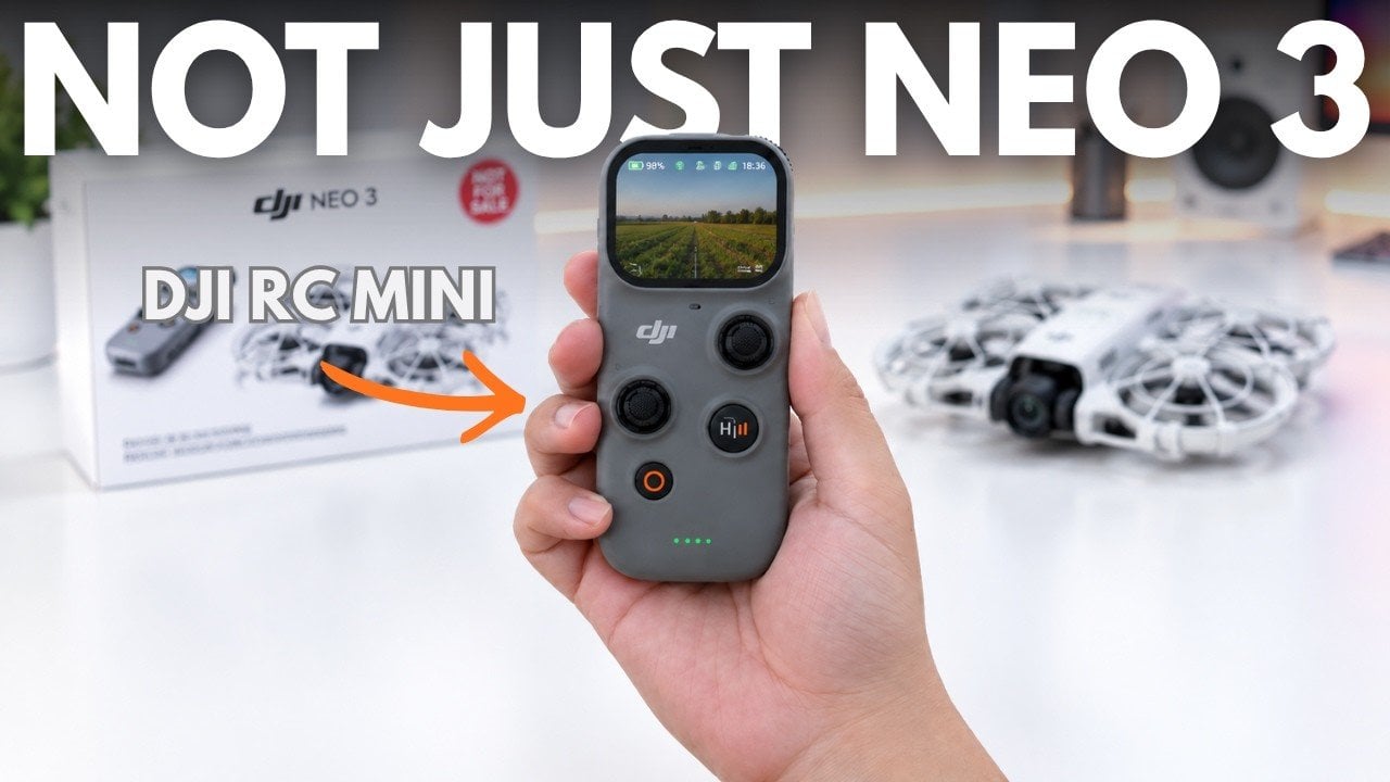 DJI RC Mini controller features retractable USB-C smartphone mount