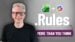 A new rules worksheet added to an Excel workbook