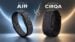 The Fitbit Air and Garmin Circa placed side by side.