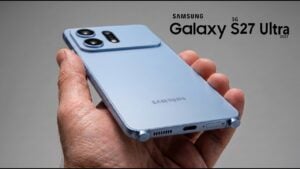 A prototype of the Samsung Galaxy S27 Ultra smartphone.