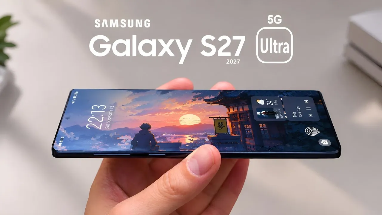 Close up view of a Samsung Exynos 2700 mobile processor.