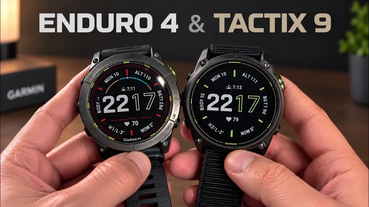 The Garmin tactix 9 watch featuring a rugged tactical design.