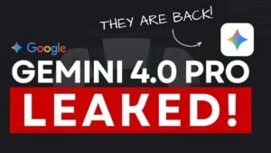 The rumored Gemini 4 Pro logo on a dark background.