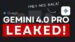 The rumored Gemini 4 Pro logo on a dark background.