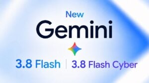 A bar chart comparing Gemini 3.8 Flash performance to Opus 5.