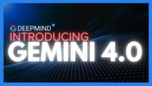 A conceptual graphic representing the Google Gemini 4 Pro AI model.