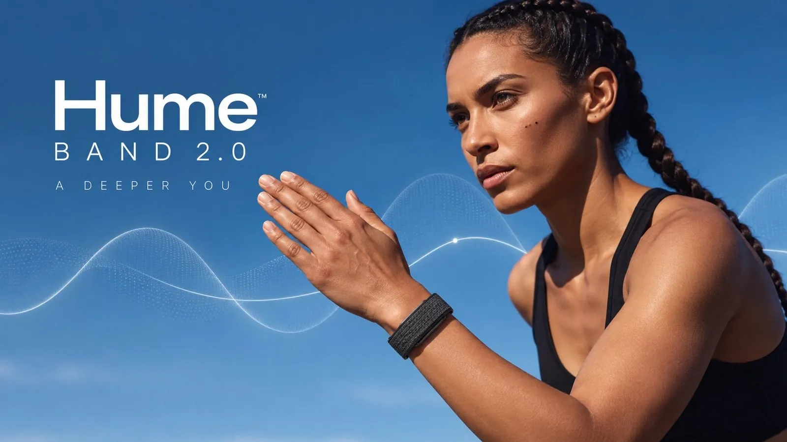 Chart showing Hume Band 2.0 sleep stage tracking data.