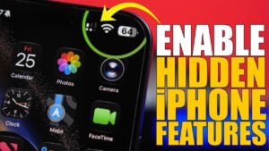 Close up of an iPhone screen showing iOS 27 settings menus