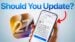 The iOS 27 software update screen on an iPhone