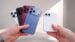 Concept rendering of the iPhone 18 Pro in sky blue, black, and deep red.