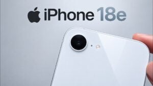 Concept rendering of the rumored iPhone 18E front display
