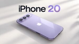 Concept rendering of a bezel-less iPhone 20 design.