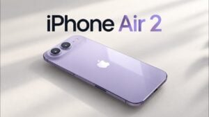 Front and back concept view of the expected iPhone Air 2