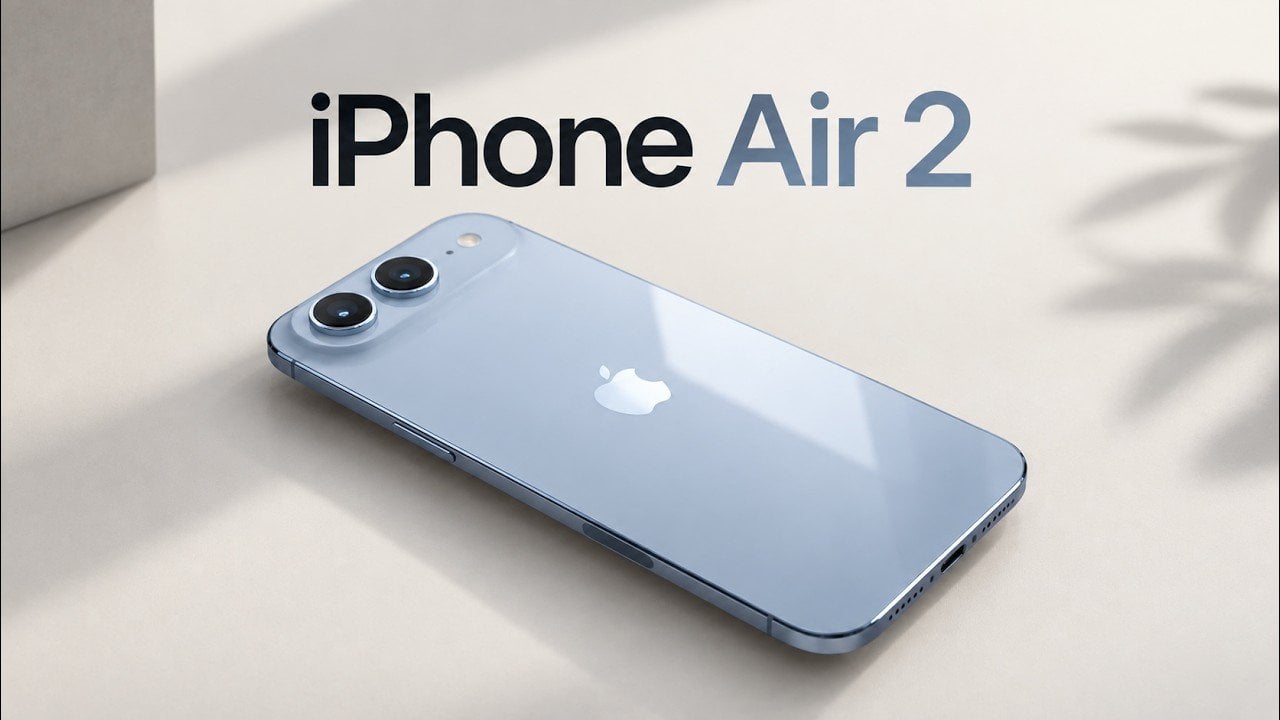 iPhone Air 2: вторая 48-МП камера, батарея 3500 мАч и чип A20