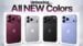 All four colors of the iPhone 18 Pro Max lined up side by side.