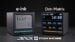 The JSAUX E-Ink display attached magnetically to the Steam Machine.
