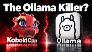 Side by side comparison of KoboldCpp and Ollama features