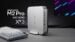 Front view of the Minisforum M2 Pro mini PC showing USB ports