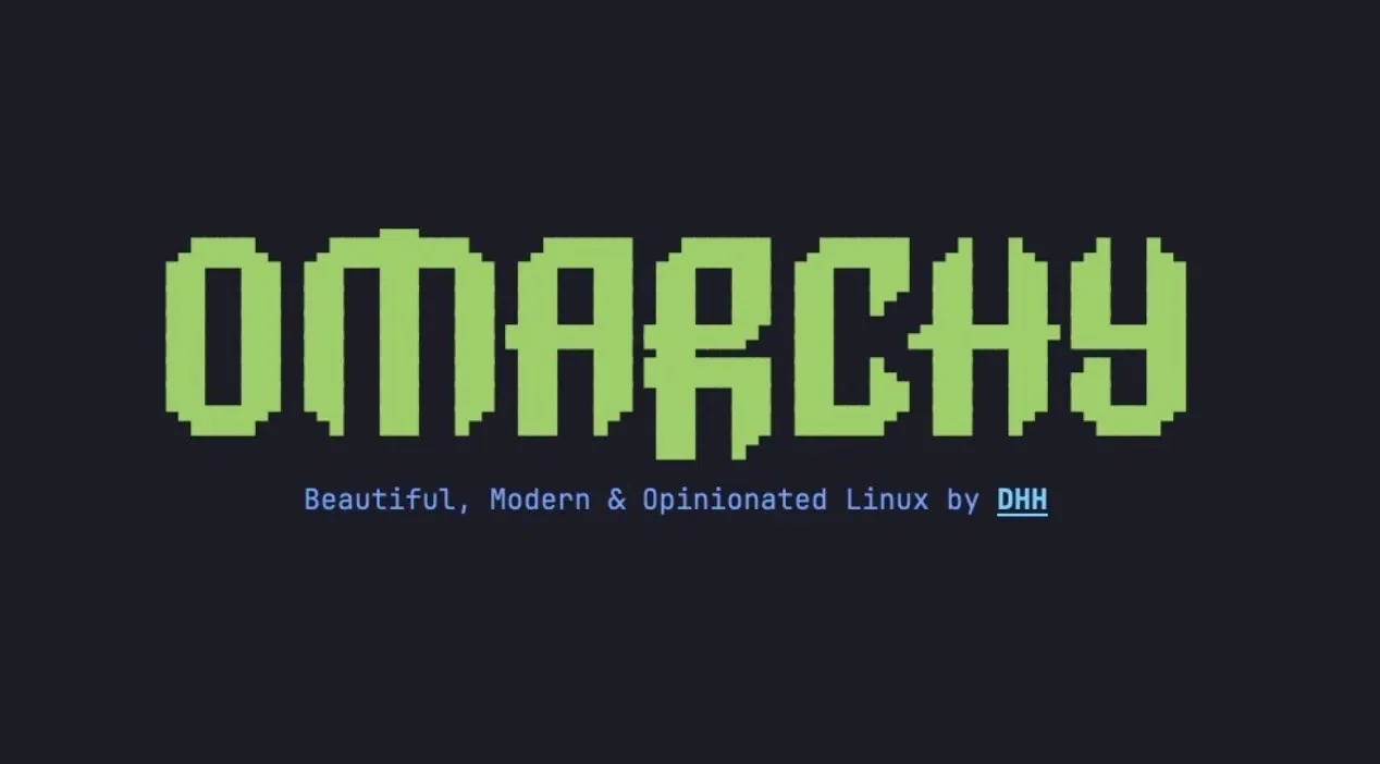 David Heinemeier Hansson presenting the Omarchy operating system features.