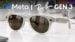 A person wearing the new slimmer Ray-Ban Meta Gen 3 smart glasses.