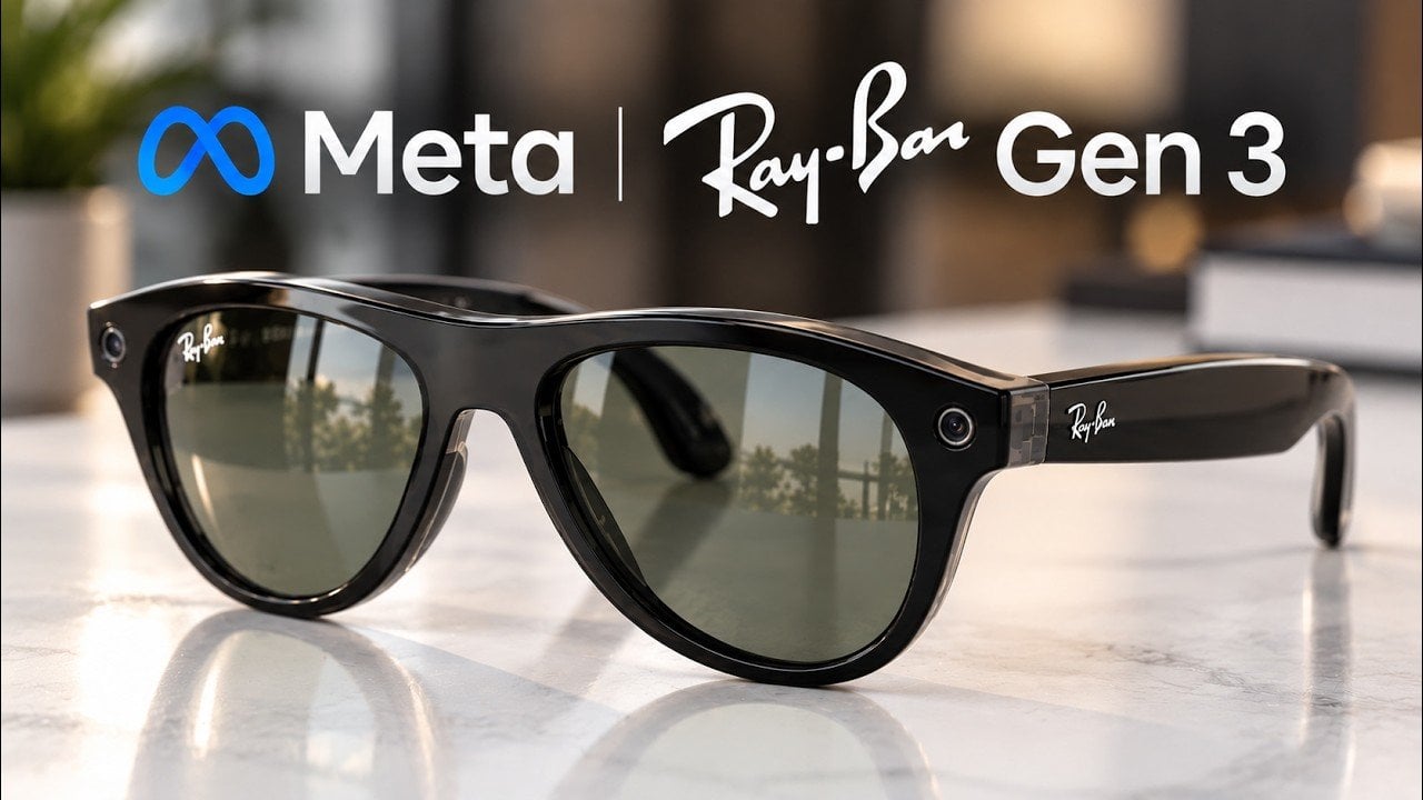 Ray-Ban Meta Gen 3 Smart Glasses Introduce 3K Video and Slimmer Design