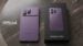 Front and back view of a Samsung Galaxy smartphone.