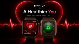 A chart comparing heart rate accuracy across seven different smartwatches.